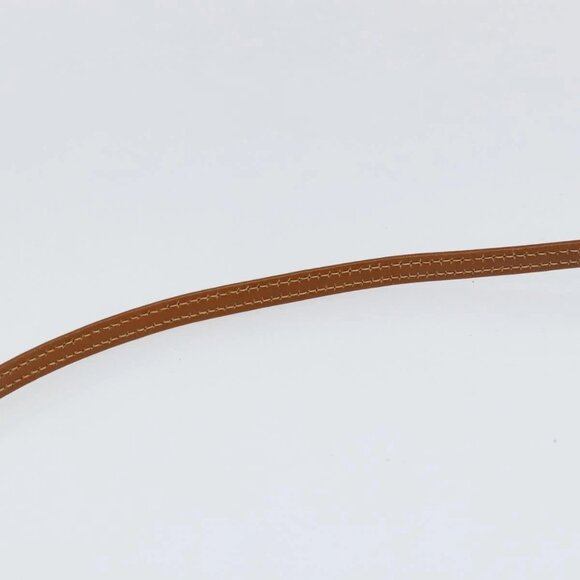 GUCCI Shoulder Bag Leather Brown Gold Auth - Picture 9 of 16